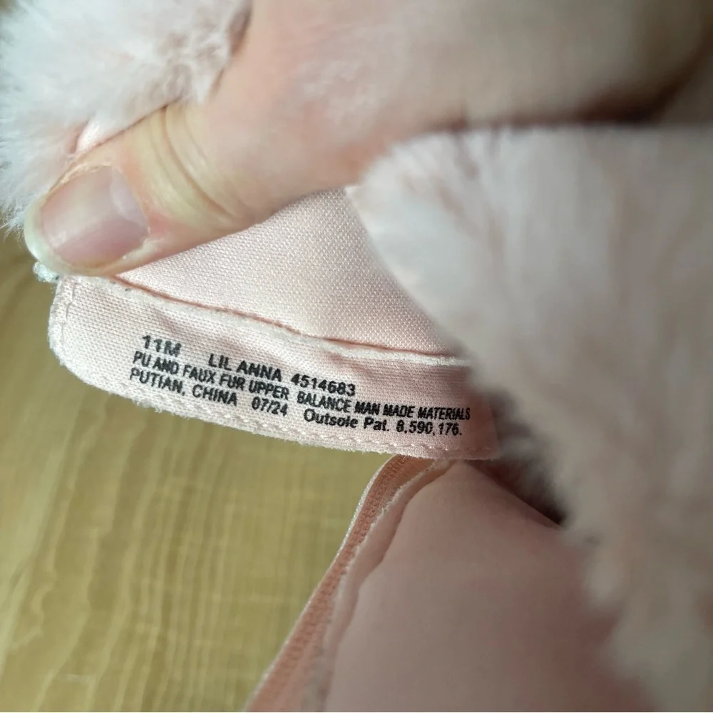 Kelly & Katie Lil Anna Snow Boots Kids' Girl's Pink Size 11M Faux Fur Sparkle